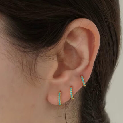 Hoops set 3 σκουλαρίκια