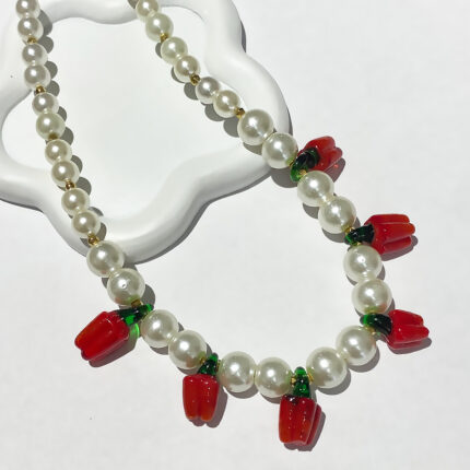 Pepper pearls necklace